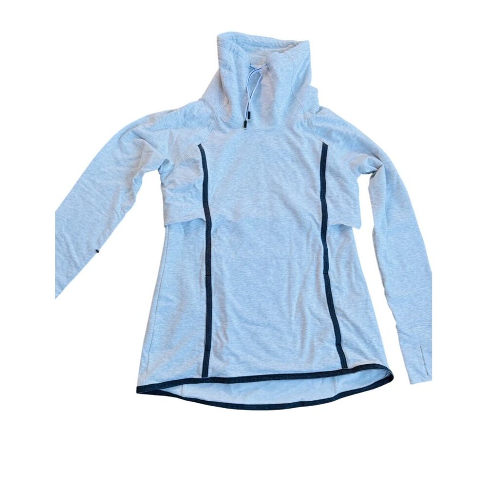 Athleta Women's  Size S Light Gray Pullover Hoodie